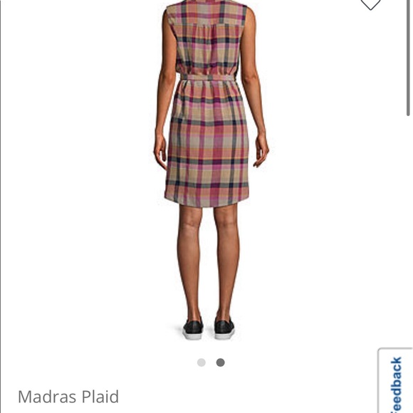 St. John’s Bay plaid dress. Size Large.New with tagsSmoke free and pet free home - Picture 6 of 6